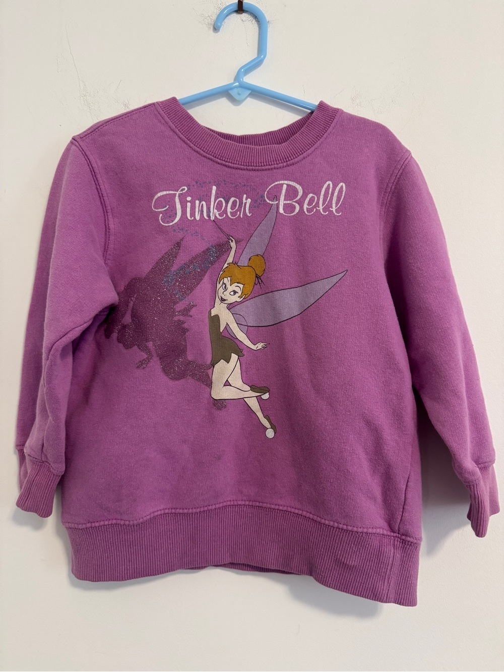 Disney Purple Tinker Bell Sweatshirt